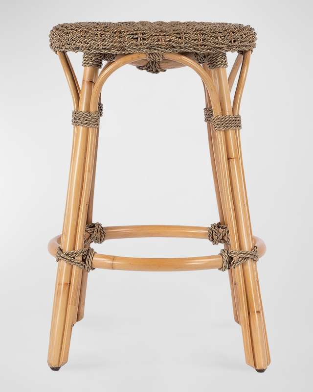 Tanner Rattan Counter Stool, 24"