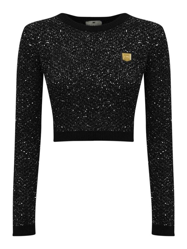 Elisabetta Franchi Top - Noir