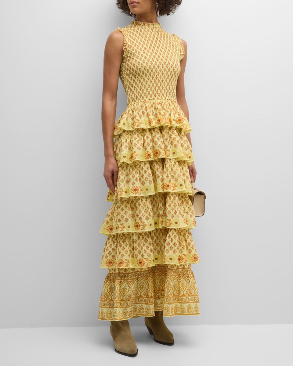 Cabana Saffron Bhutti Maxi Dress