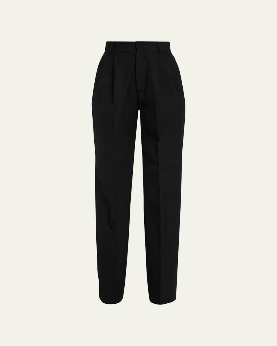 Celia Slim-Fit Wool Trousers