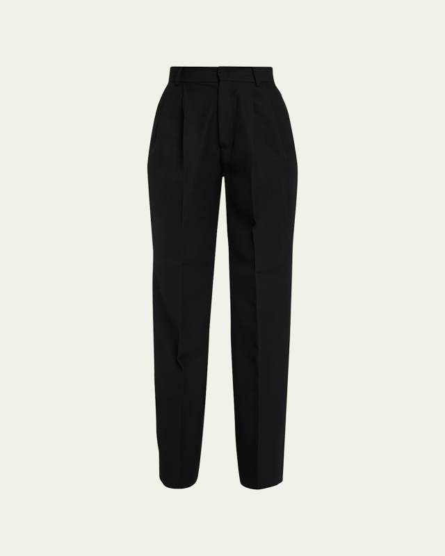 Celia Slim-Fit Wool Trousers