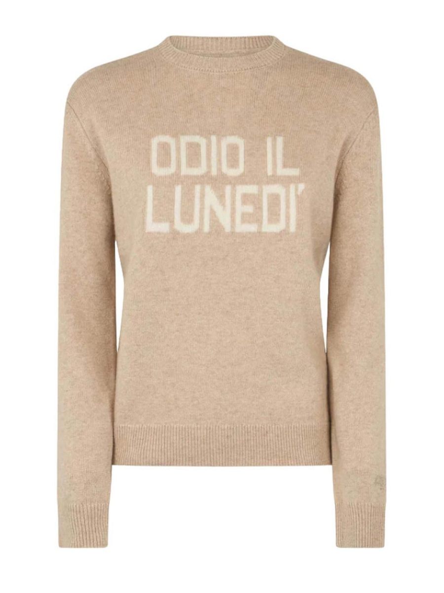 Mc2 Saint Barth Pull Col Bateau - Beige