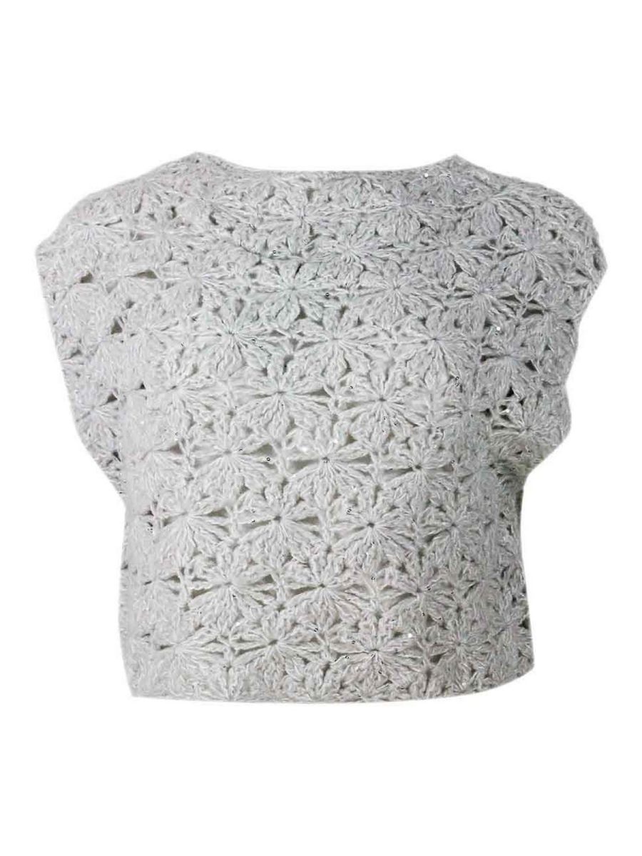 Antonelli Firenze Pull Col Rond - Gris Clair