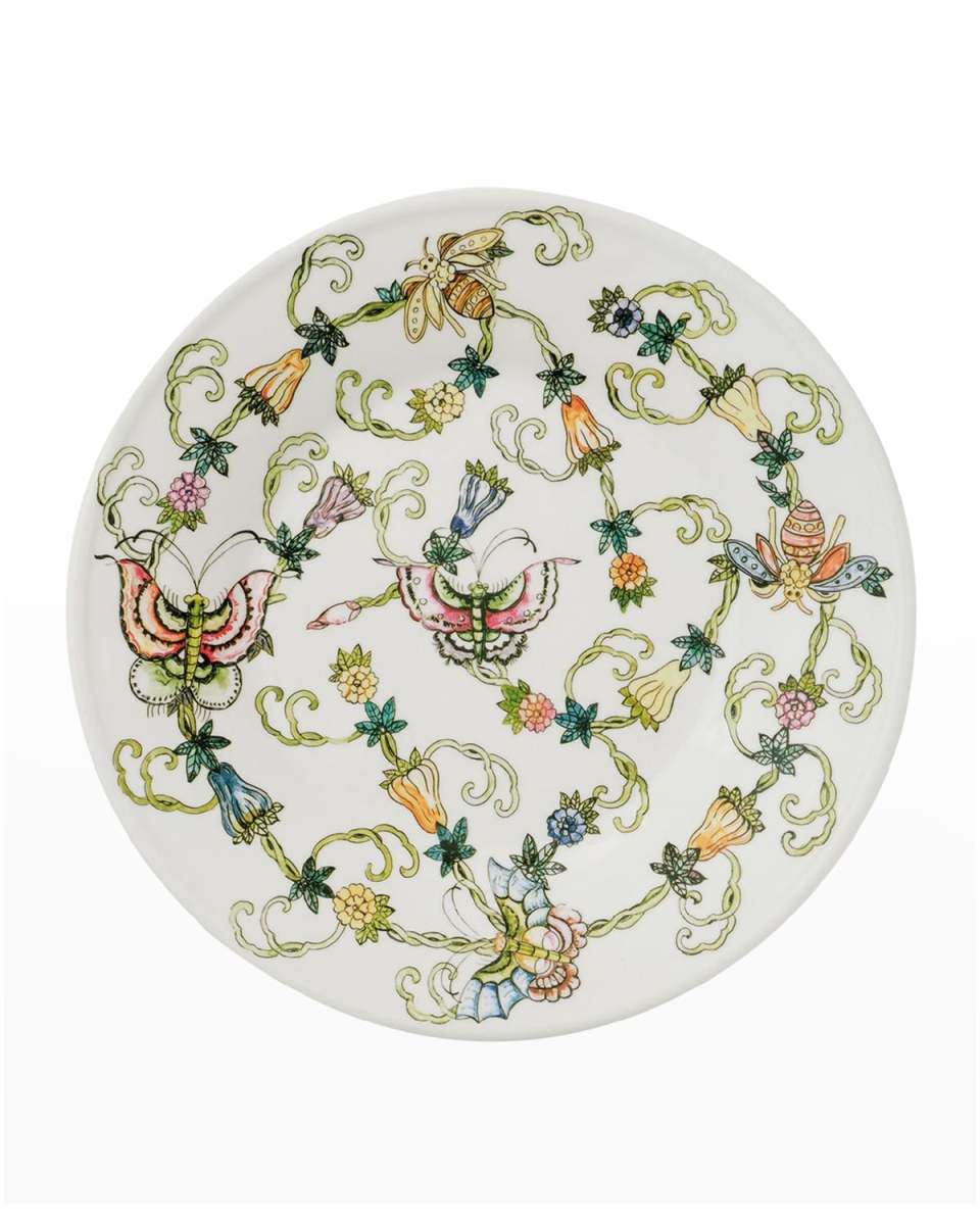 Butterfly & Bees Salad Plates, Set of 4