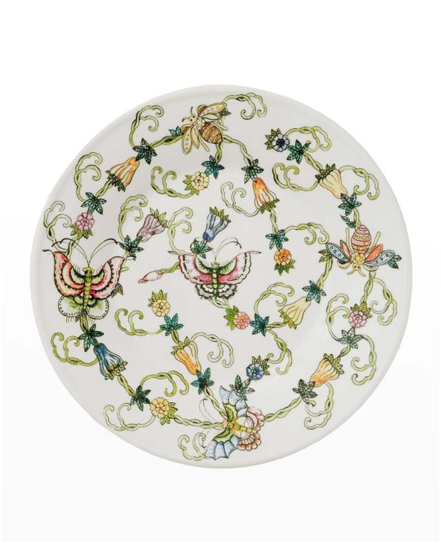 Butterfly & Bees Salad Plates, Set of 4