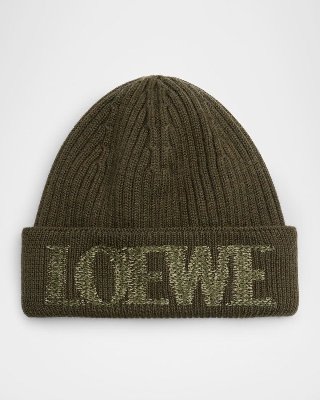 Blurred Logo Wool Beanie