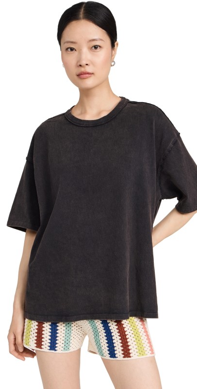 Free People Phoenix Tee Black