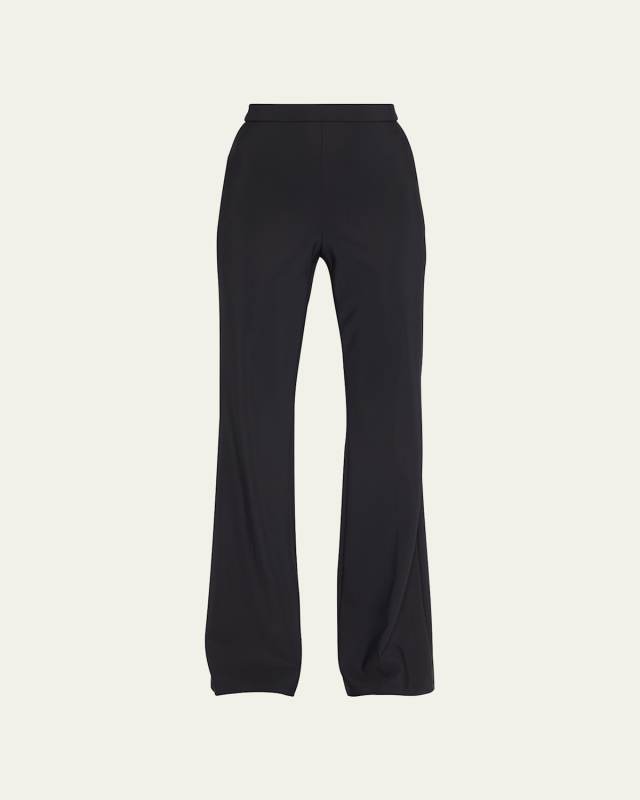 High-Waist Flare Precision Ponte Pants