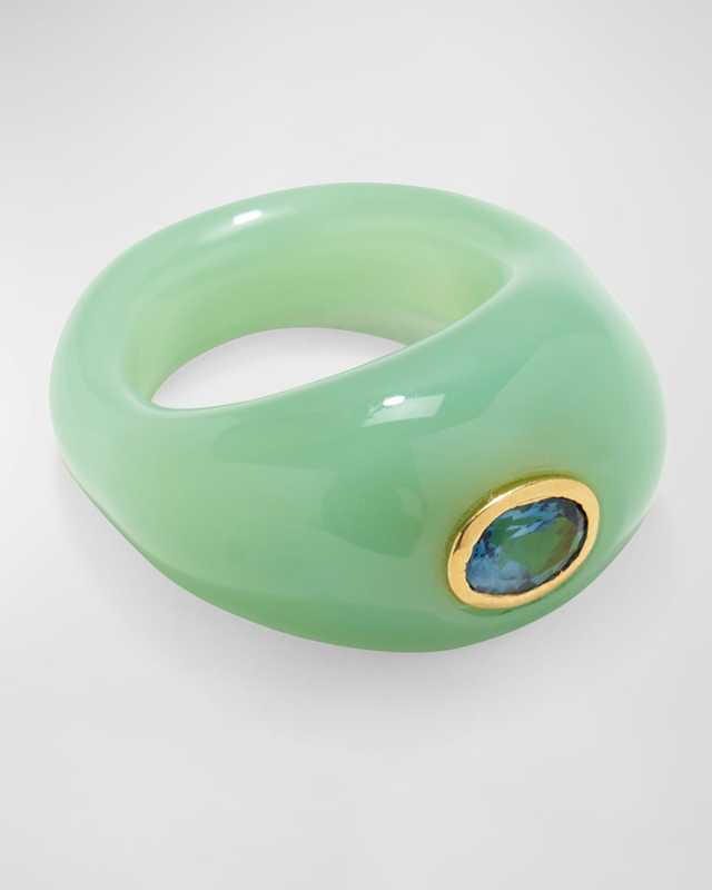 MONUMENT RING IN SAGE, SIZE