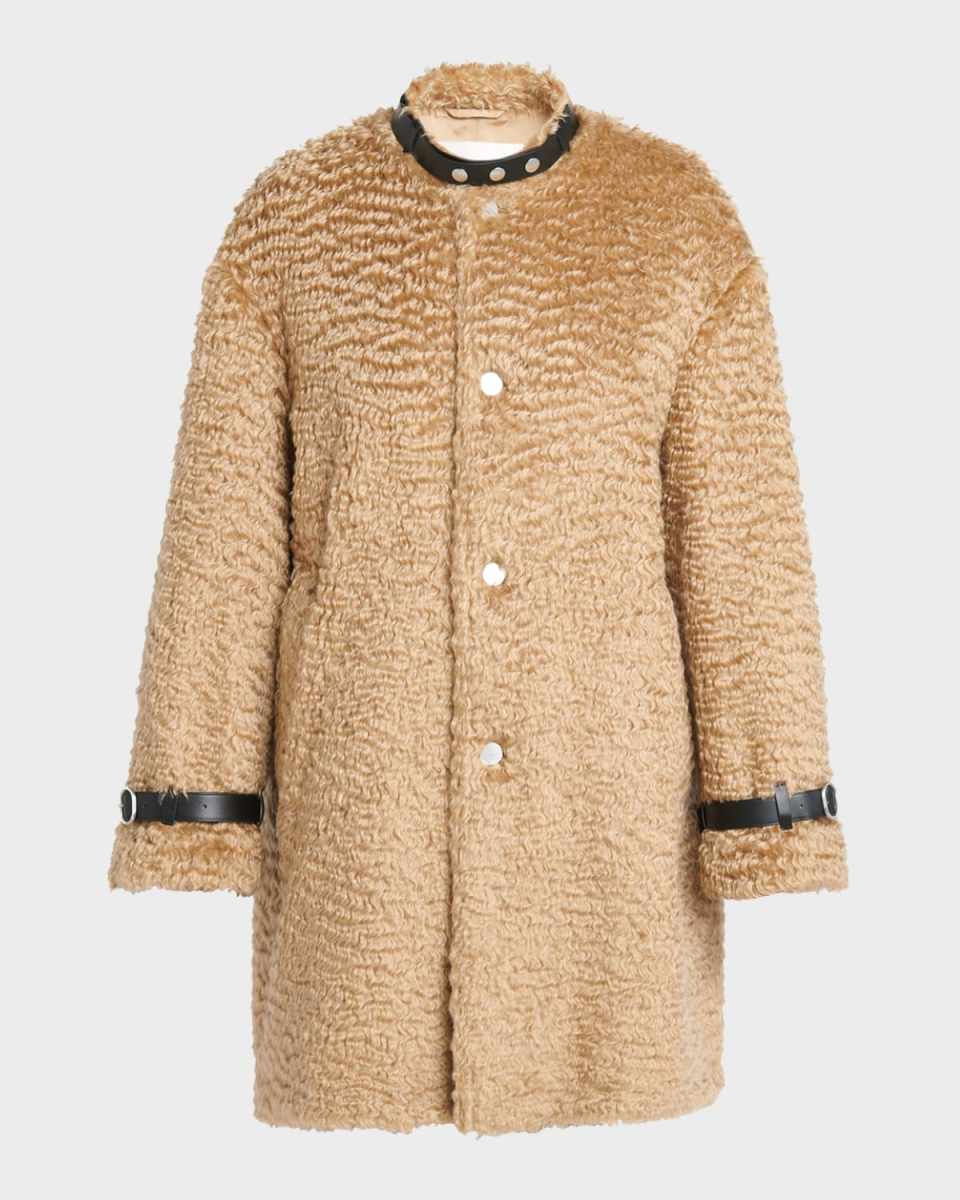 Wavy Mohair Coat