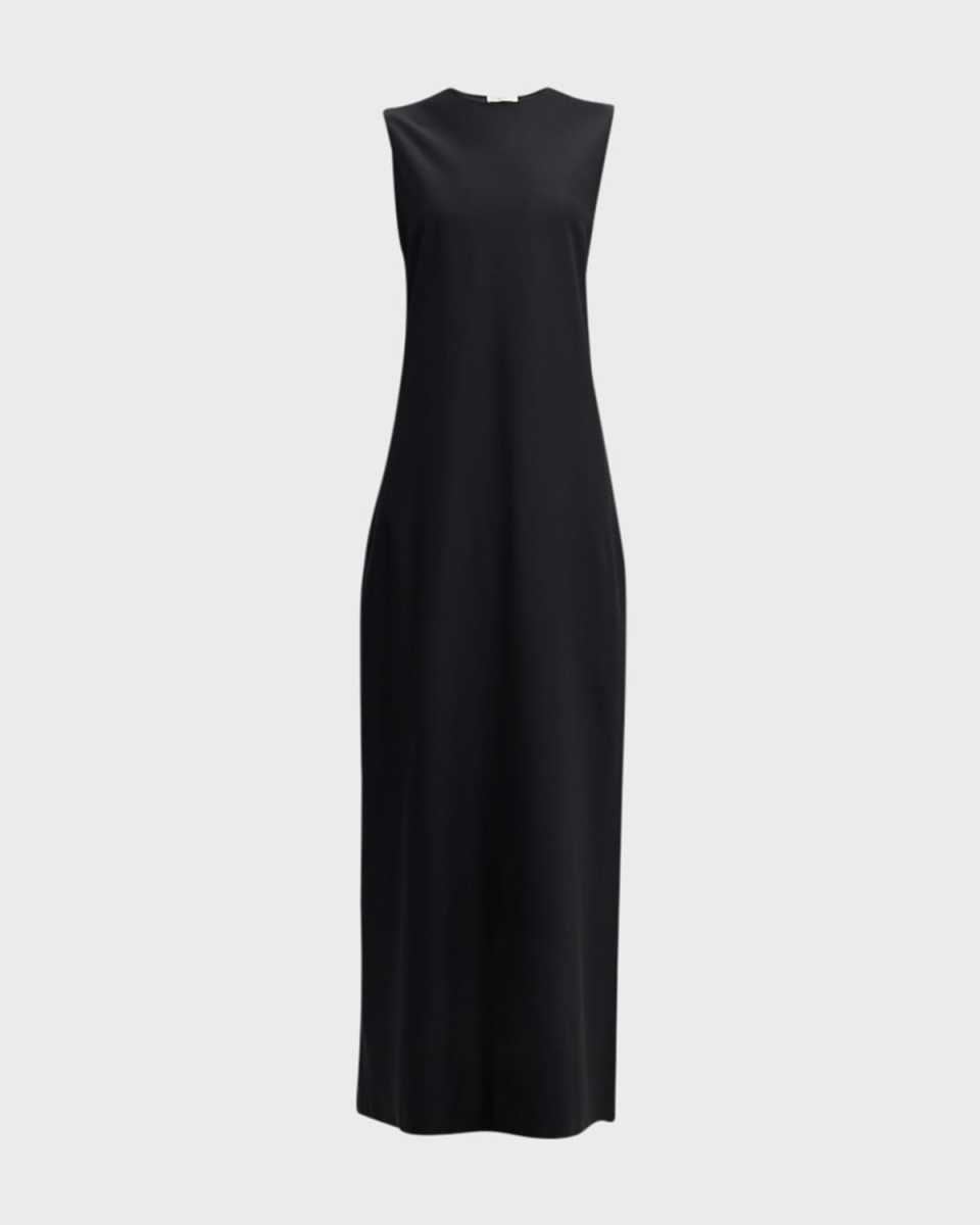 Calanthe Wool Gown with Cape Back