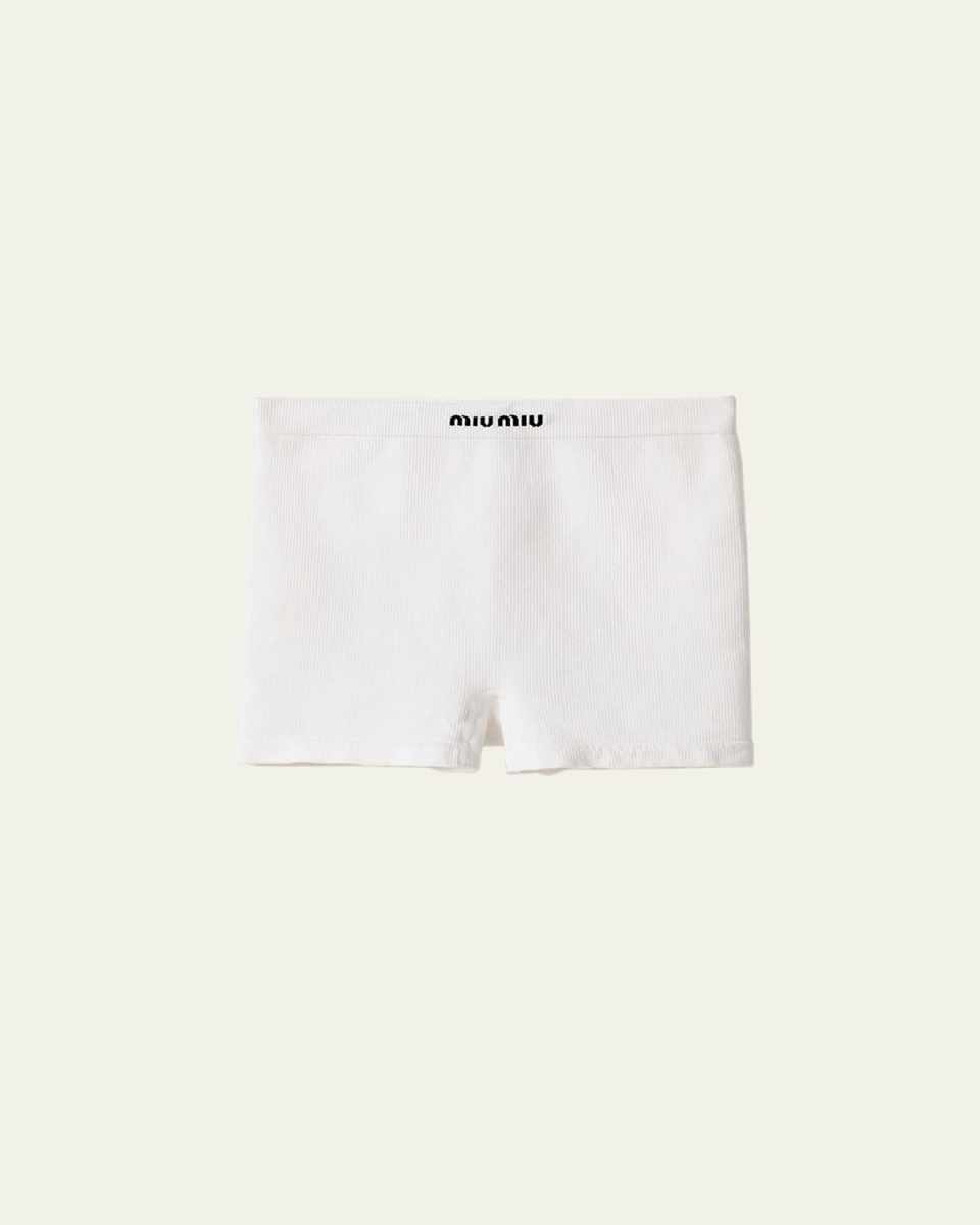 Logo-Band Seamless Fitted Boxer Briefs