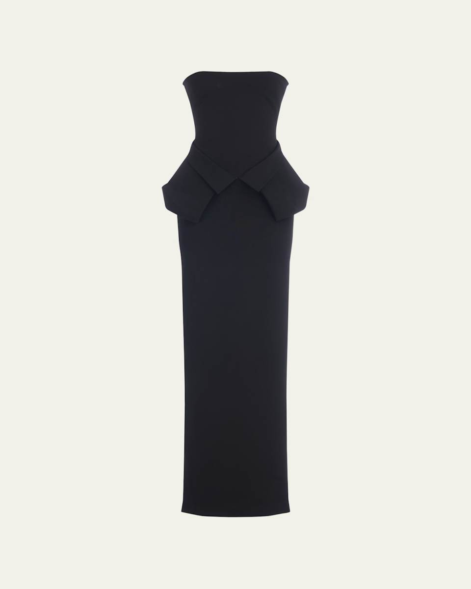 Ada Utility Pocket Peplum Gown