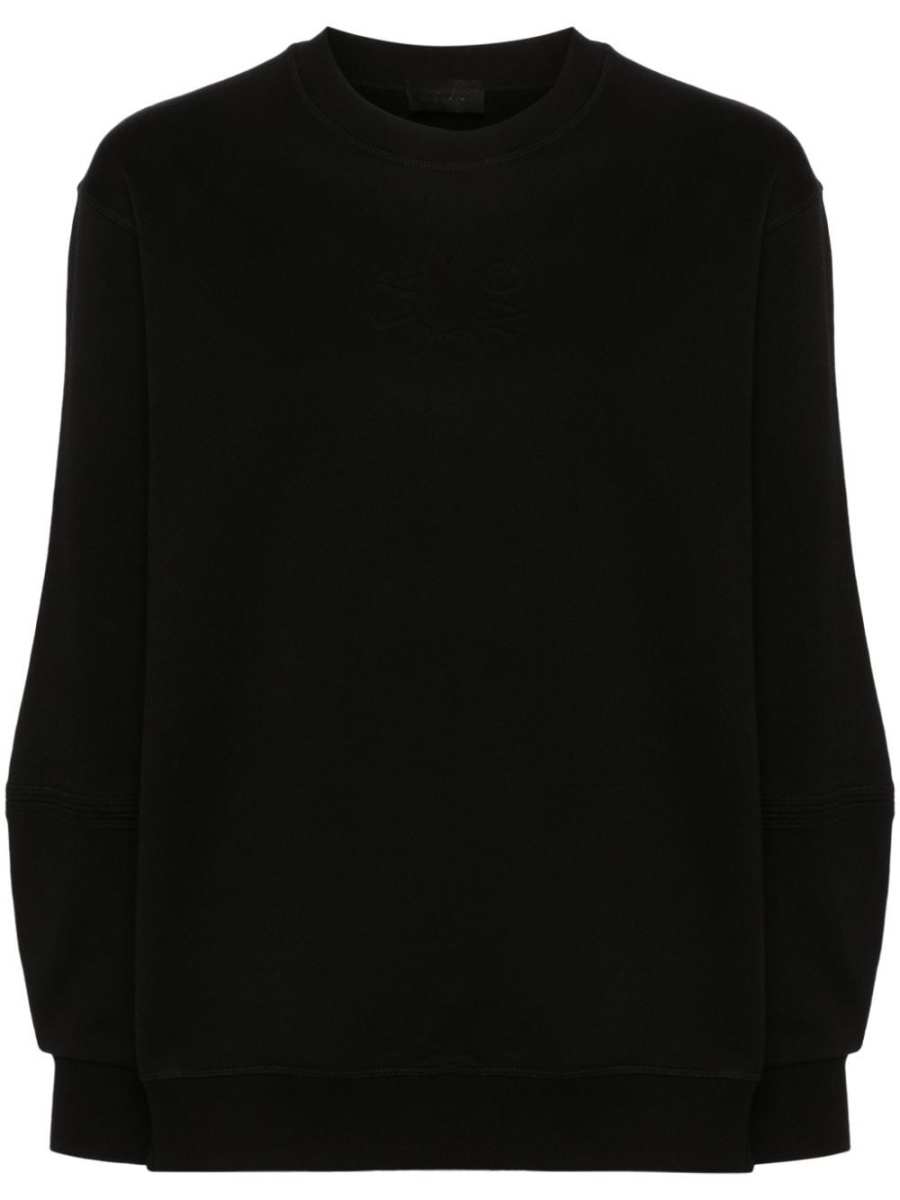 embossed-logo cotton sweatshirt