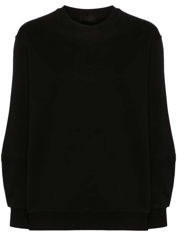 embossed-logo cotton sweatshirt