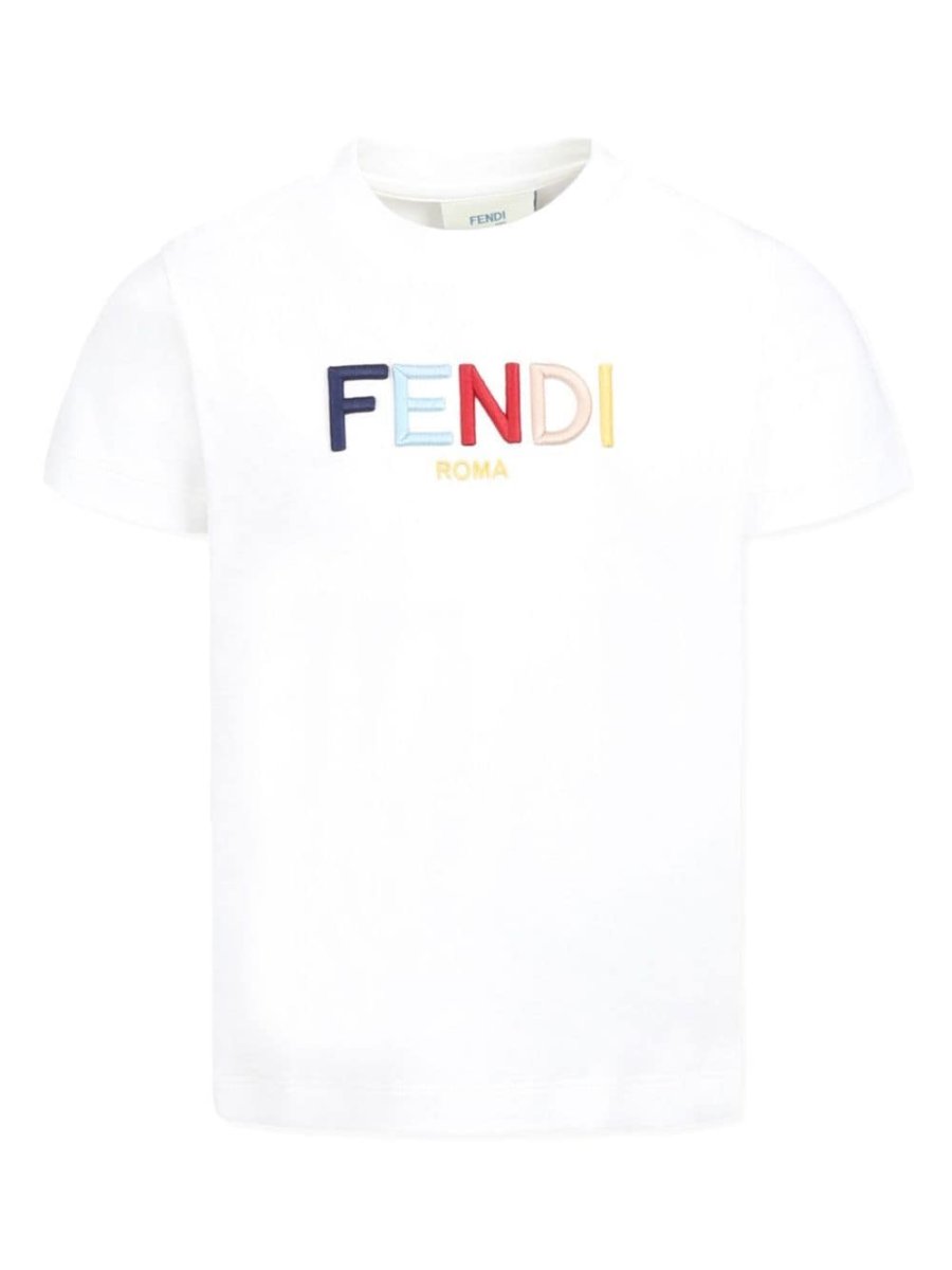 embroidered-logo t-shirt
