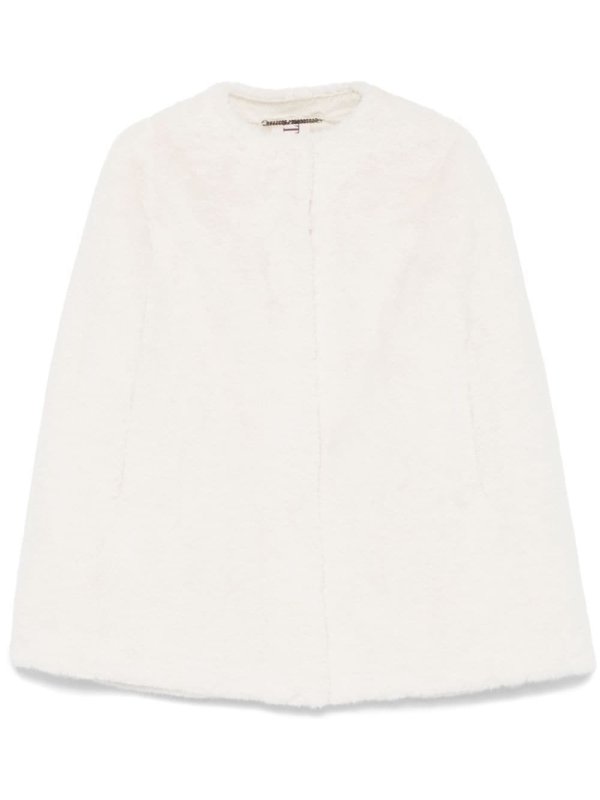 faux-fur cape