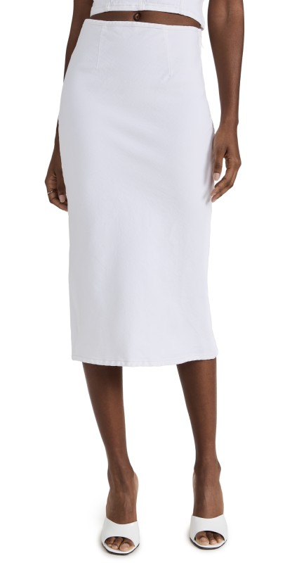 LE JEAN Colettekirt White