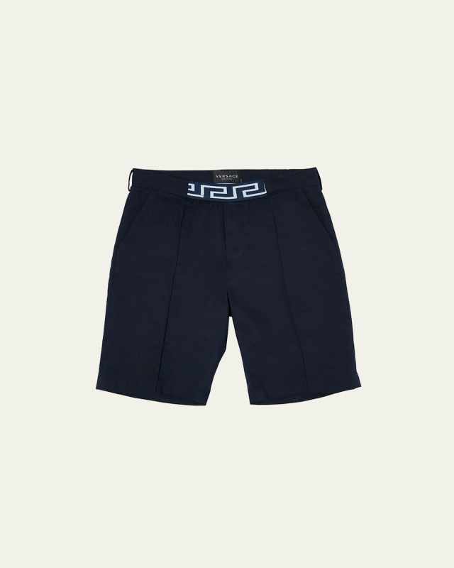Boy's Cotton Gabardine Shorts, Size 8-14