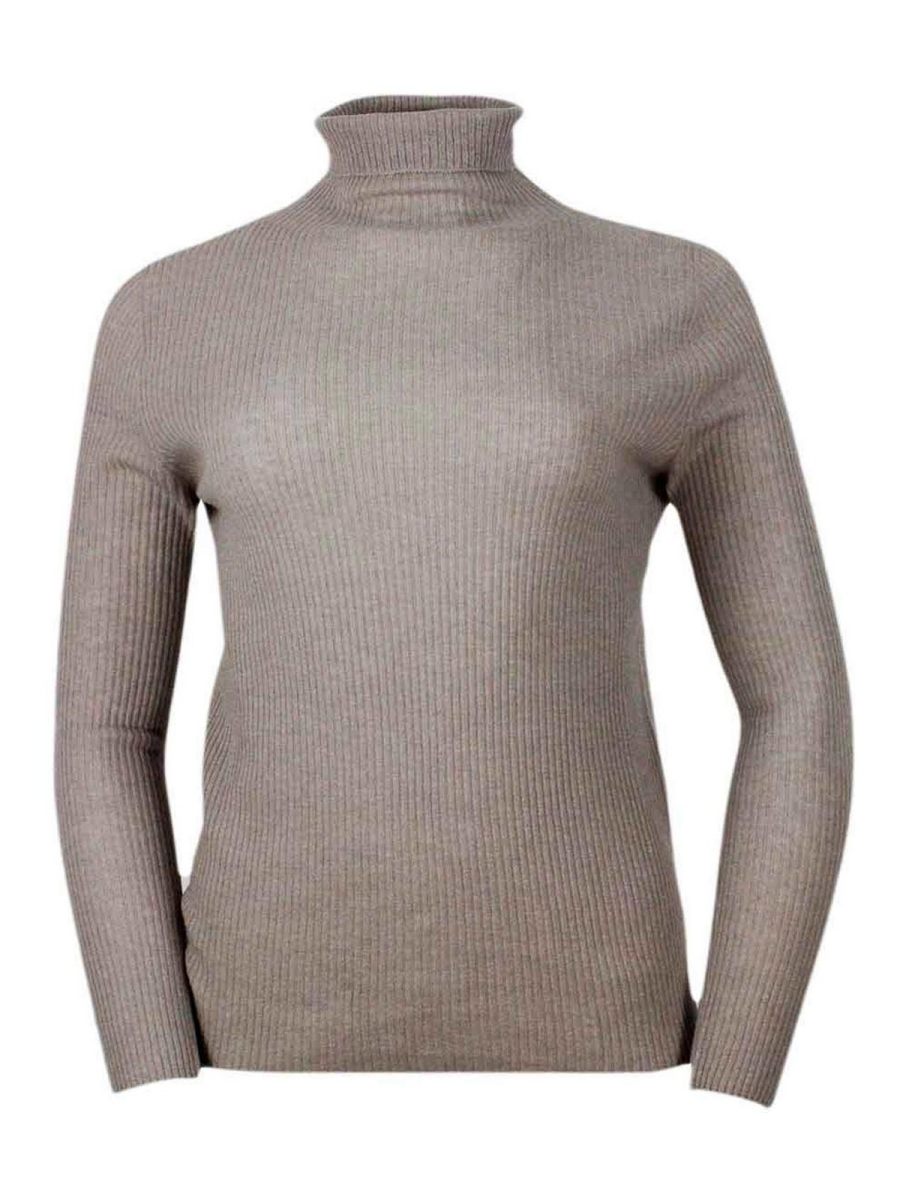 Fabiana Filippi Pull Col Rond - Marron
