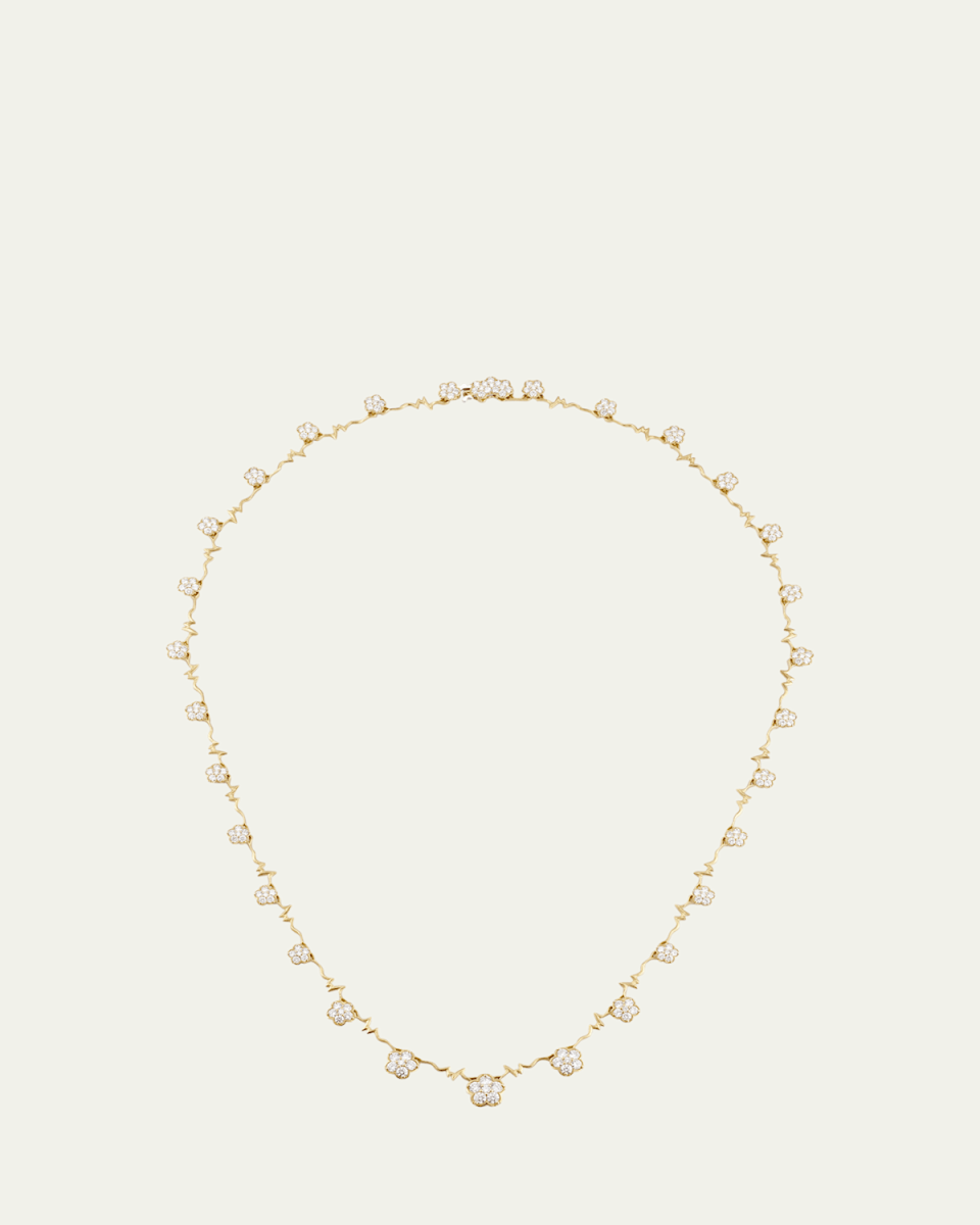 18K Gold Wild Child Necklace with Diamonds