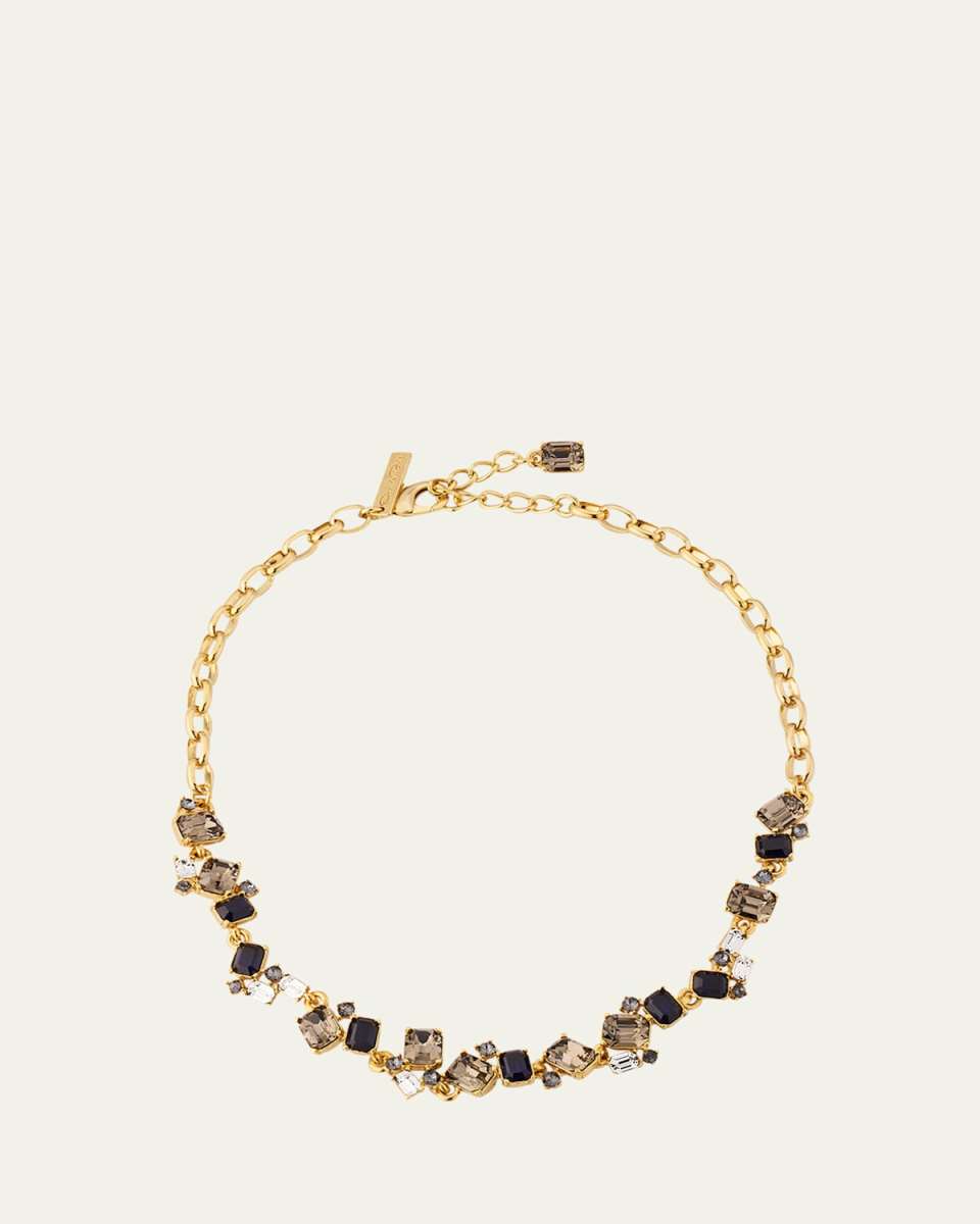 Scrambled Crystal Necklace
