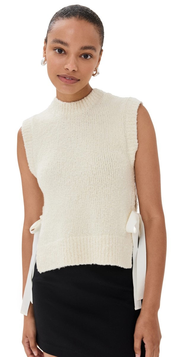 Cecilie Bahnsen Owen Vest White