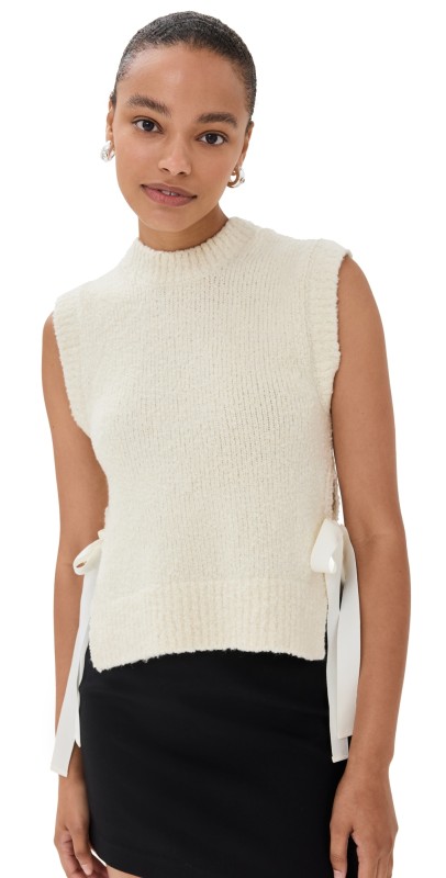 Cecilie Bahnsen Owen Vest White