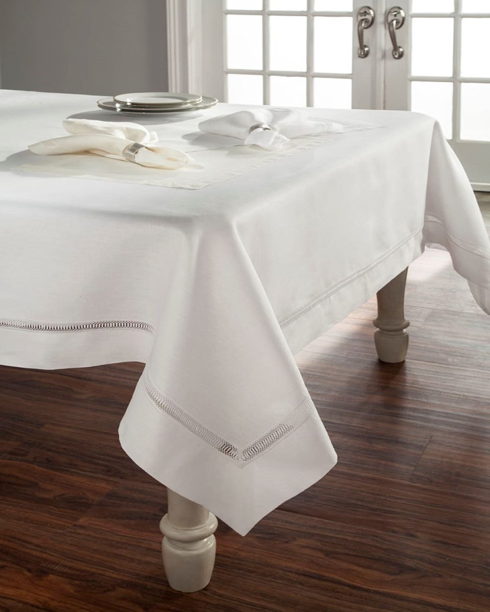 Doric Linen Tablecloth 72" x