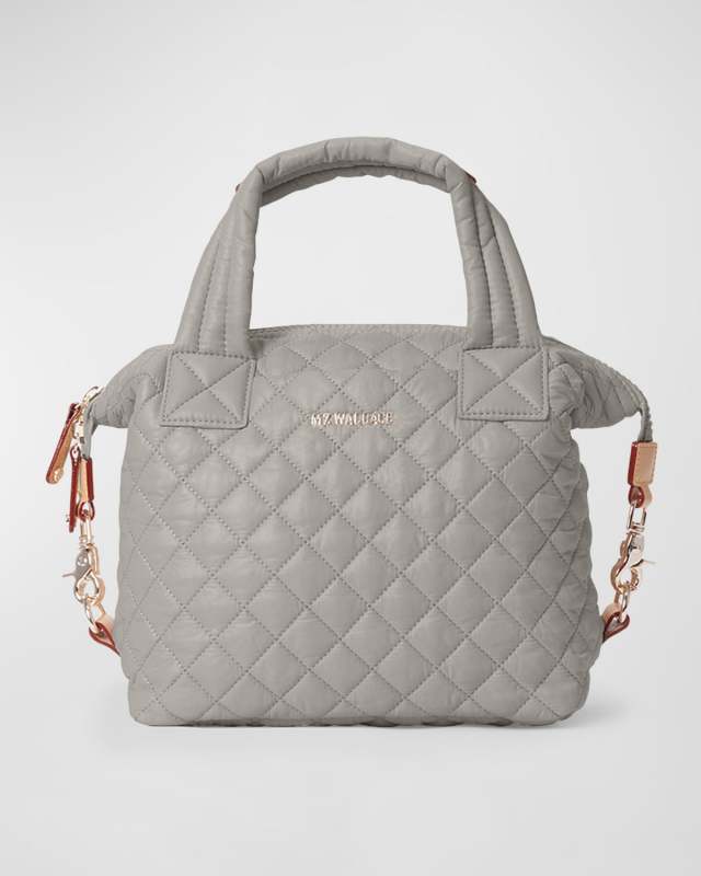 Sutton Deluxe Small Quilted Top-Handle Bag