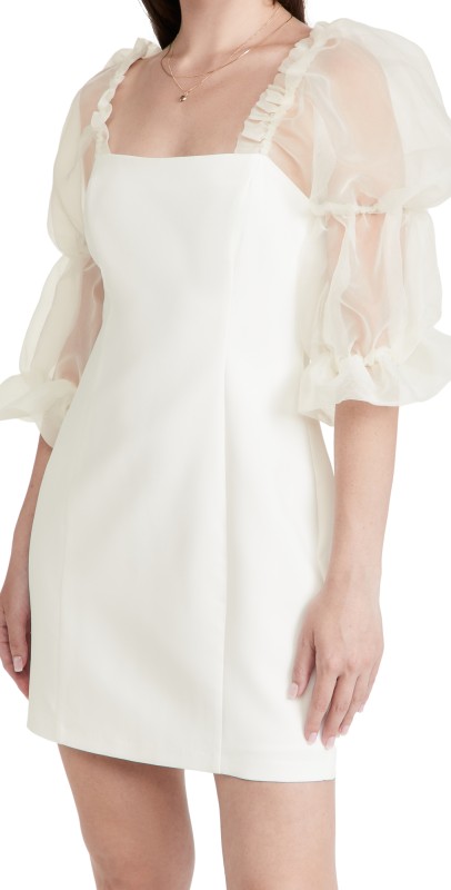 Amanda Uprichard Tia Dress Ivory
