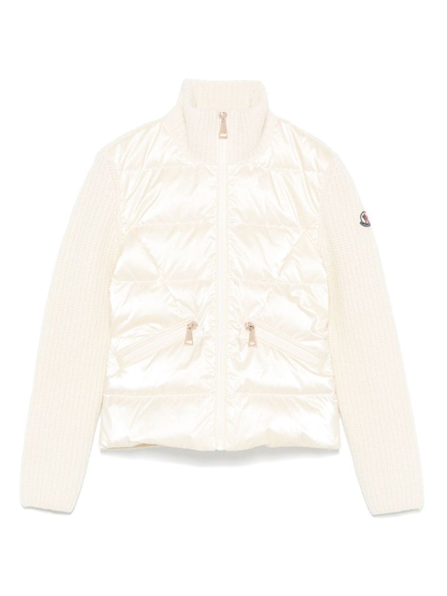 panelled cardigan