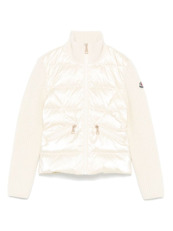 panelled cardigan