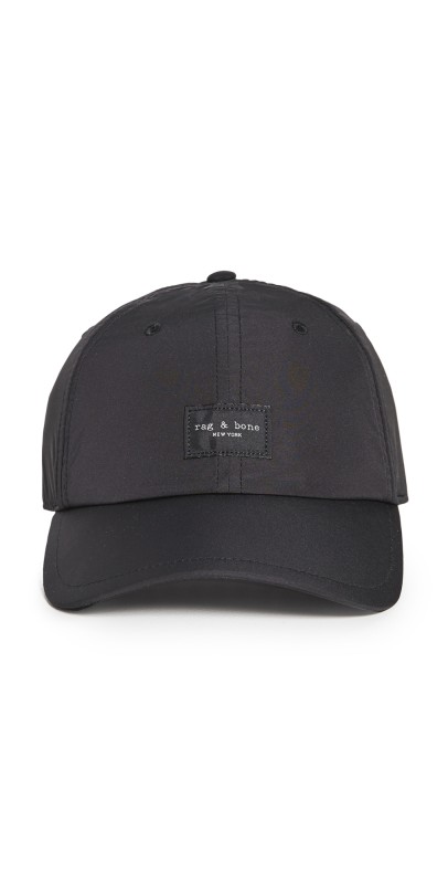 rag & bone Addison Baseball Cap Black