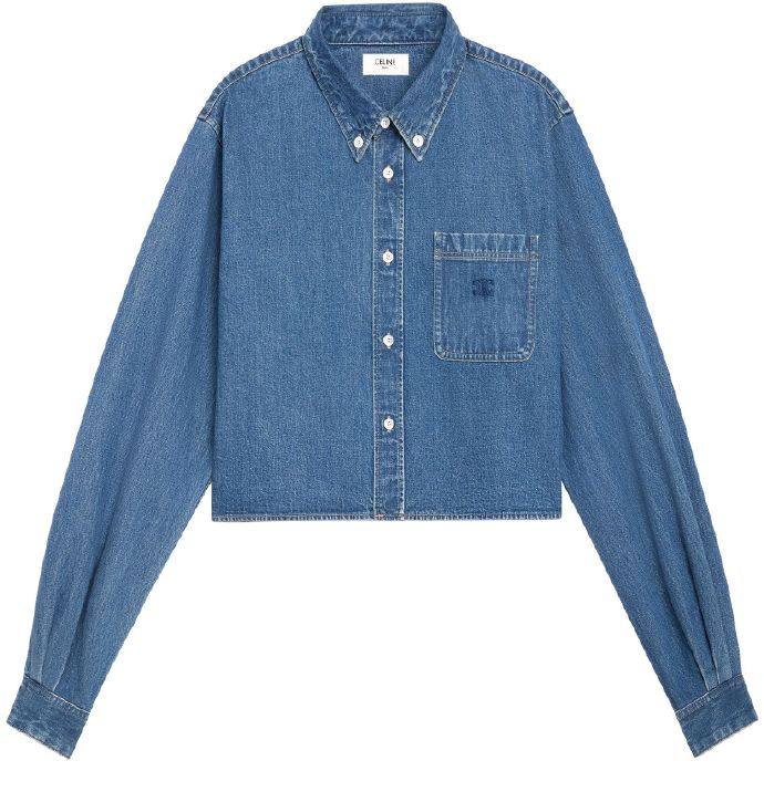 CELINE Cropped shirt
