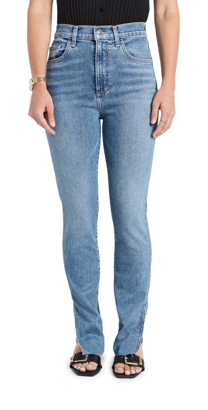 Favorite Daughter Petite Valentina Shortie Jeans Laurel