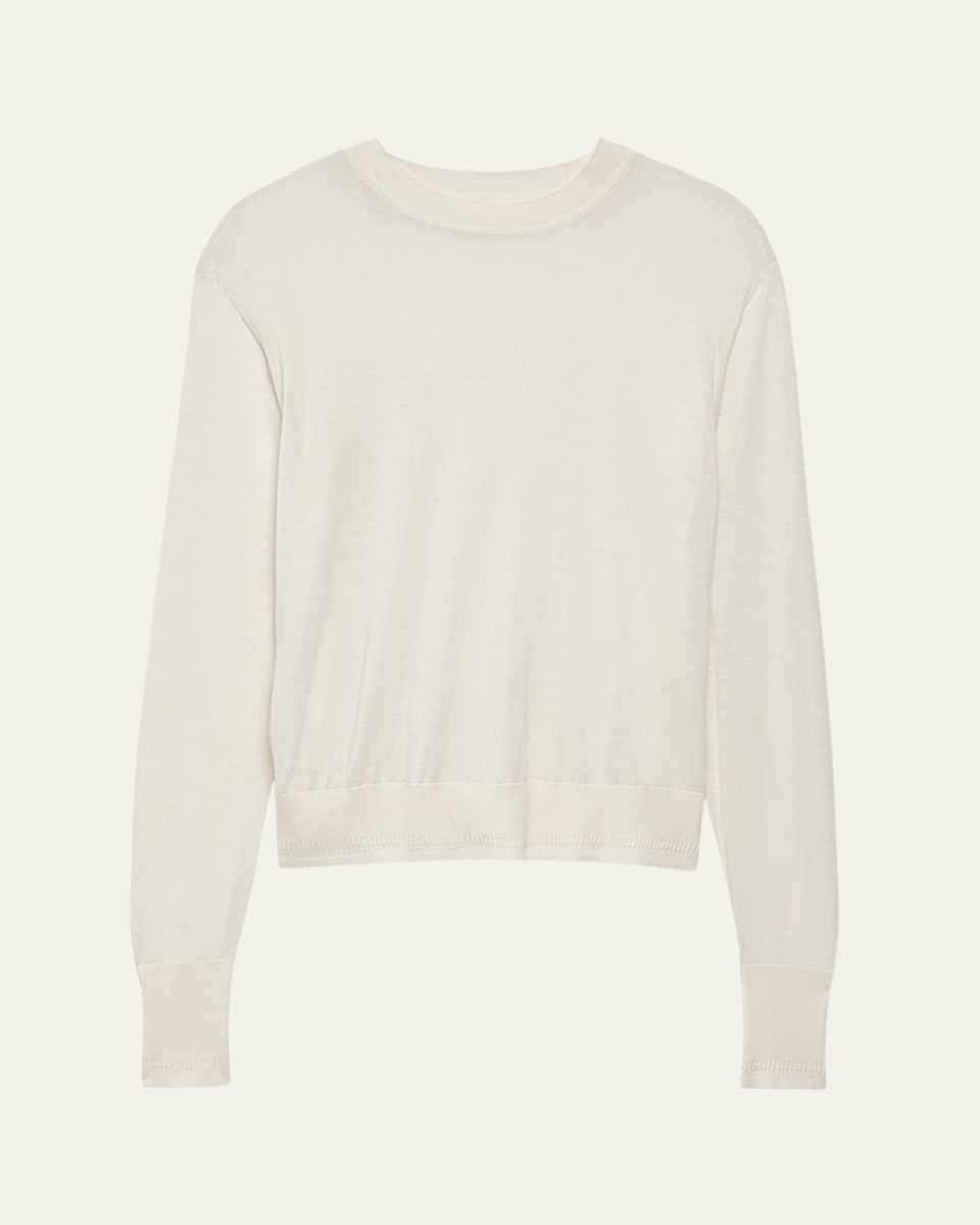 Featherweight Sheer Wool Sweater