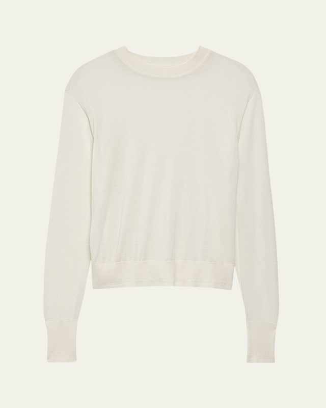 Featherweight Sheer Wool Sweater