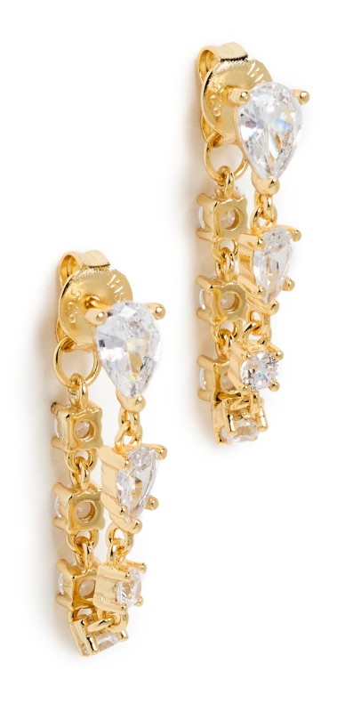 SHASHI Kamila Chain Earrings Gold
