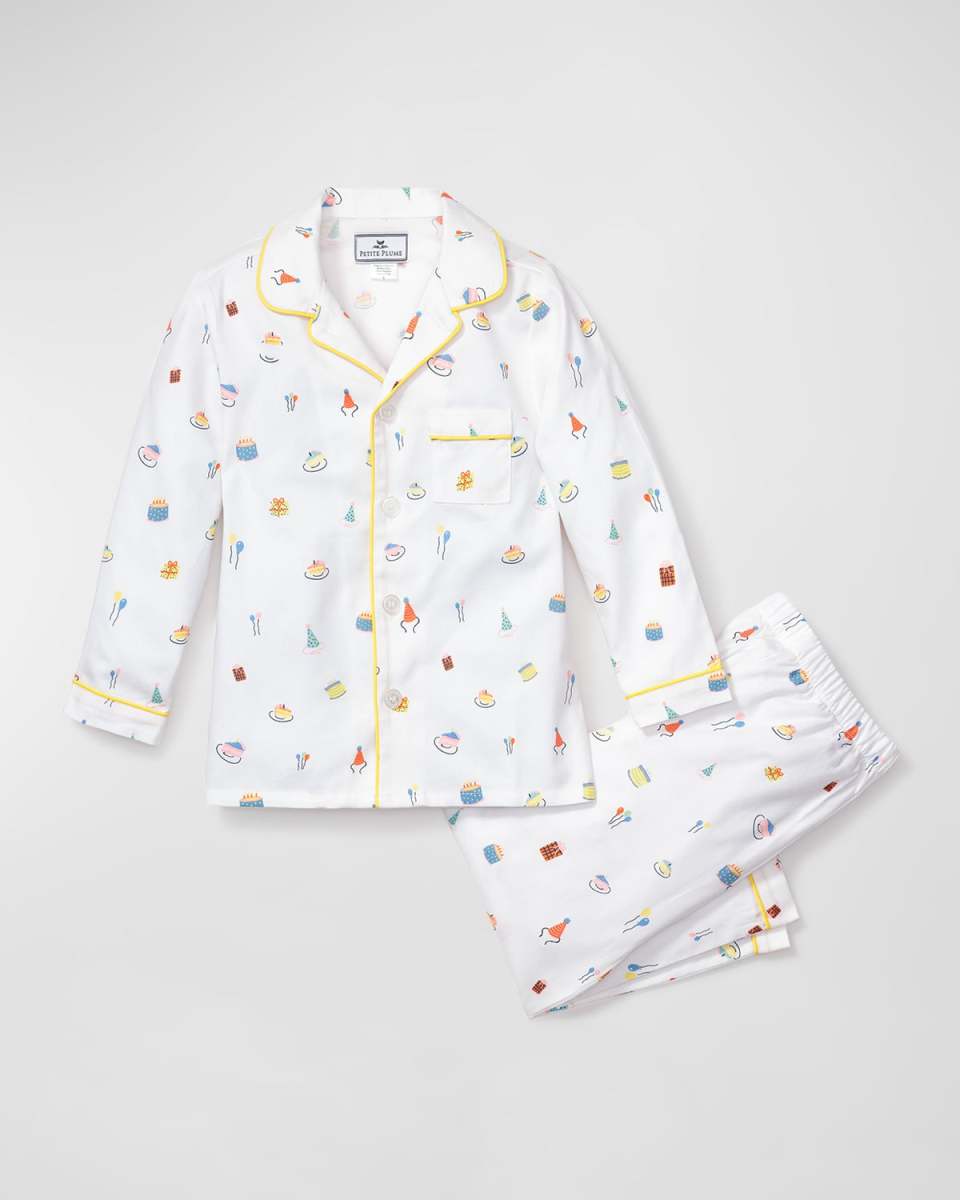 Kid's Birthday Wishes Two-Piece Pajama Set, Size 6M-14