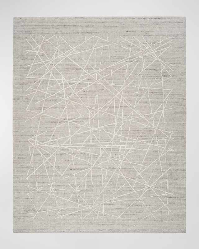 Wander Hand-Woven Taupe Rug, 8' x 10'