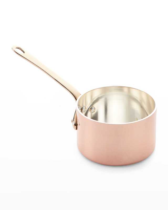 Solid Copper Butter Pan with Silver Lining, 3.25"Dia