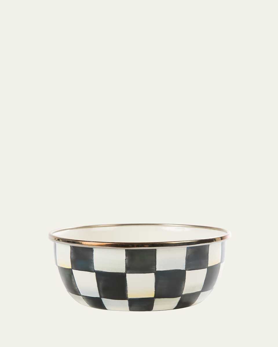 Courtly Check Enamel Pinch Bowl