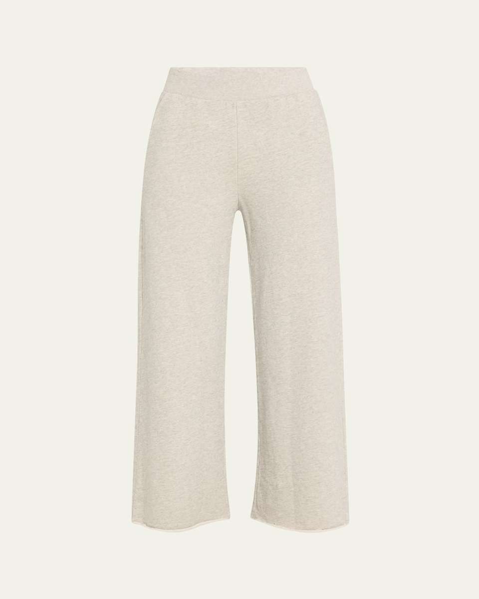 Delilah Flared Cotton Knit Lounge Pants