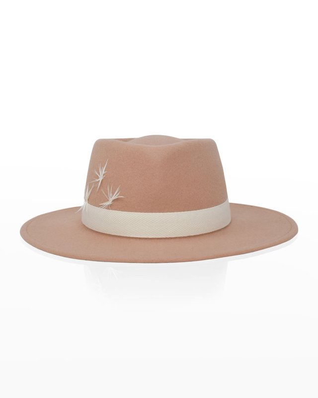 Noelle Wool Felt Fedora Hat
