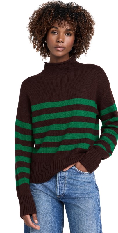 KULE The Lucca Sweater Chocolate/Kelly