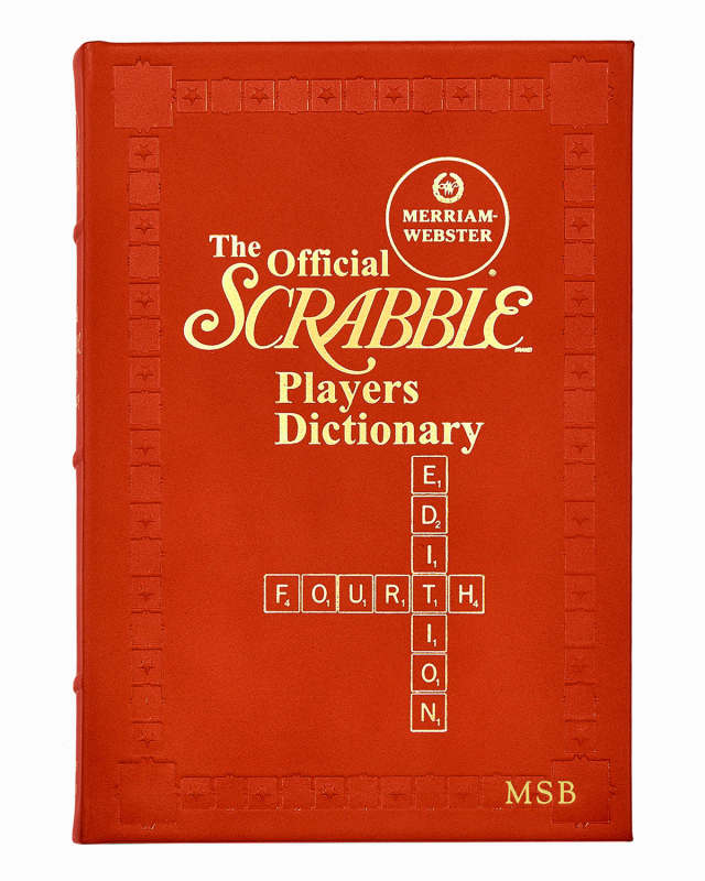 The Official Merriam-Webster Scrabble Players Dictionary, Fourth Edition, Personalized