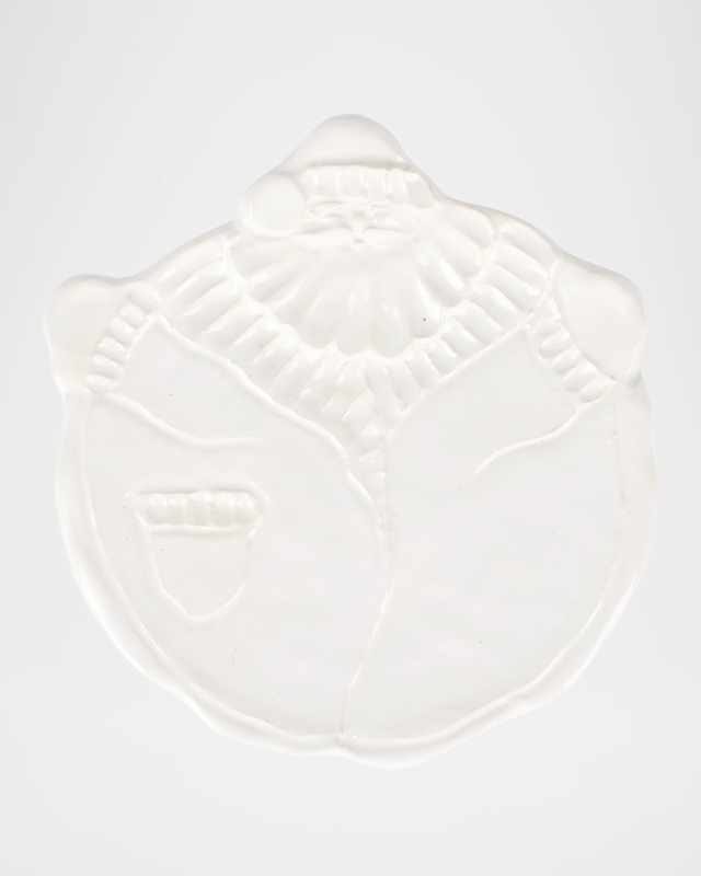 Pietra Natale Figural Santa Canape Plate