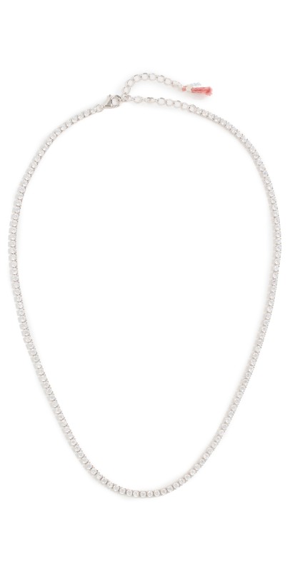 SHASHI Tennis Necklace White Gold