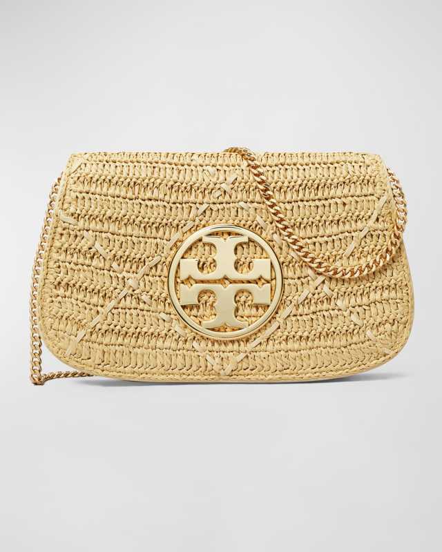 Reva Straw Clutch Bag